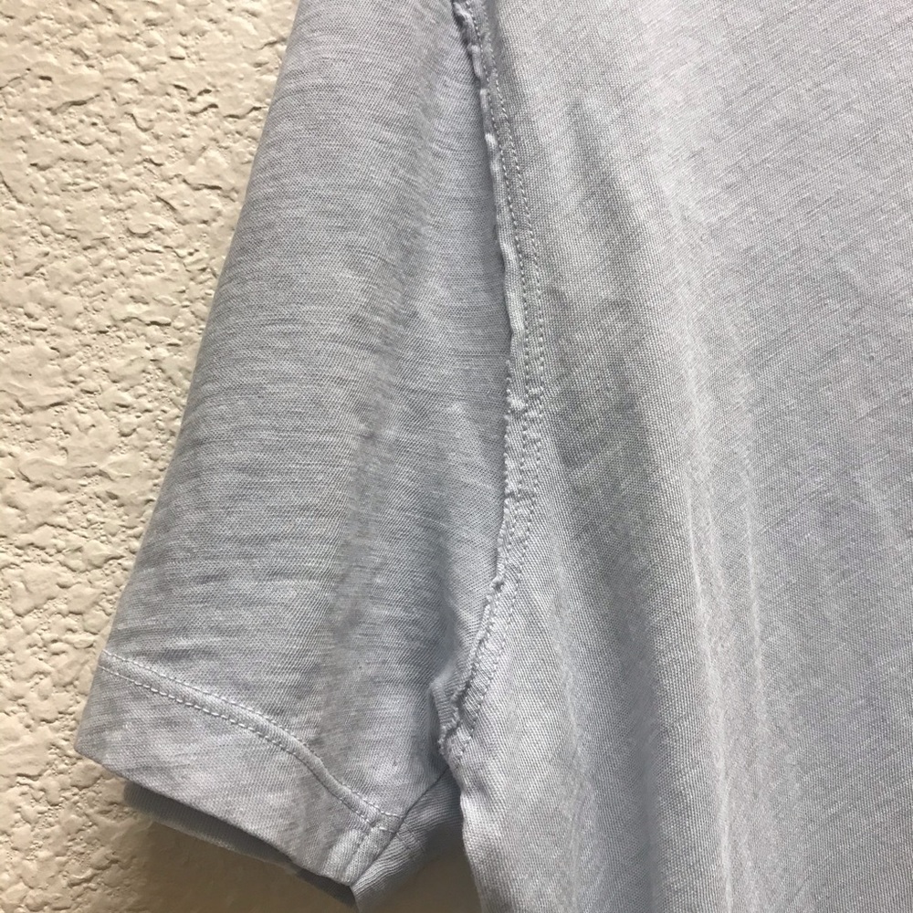 AllSaints | Figure Short Sleeve Crew Tee Soft Blue - Picture 6 of 7